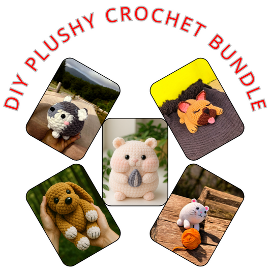 DIY PLUSHY CROCHET BUNDLE